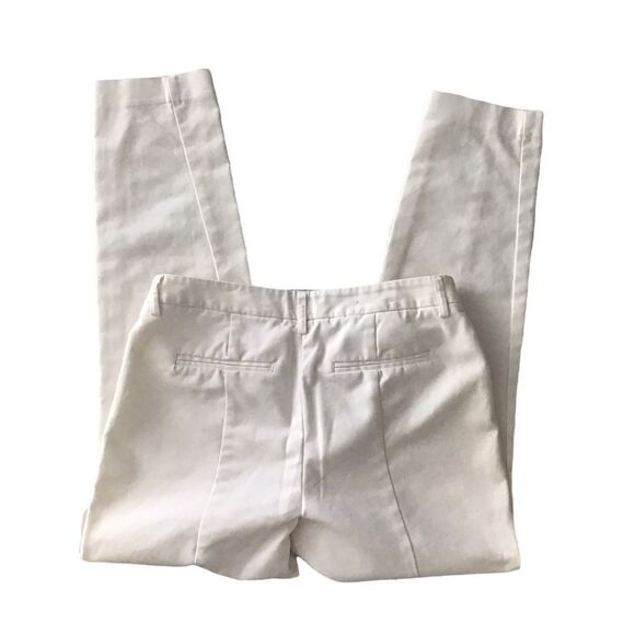Dalia Collection White Tapered Ankle Pants Size 0 - Picture 3 of 8